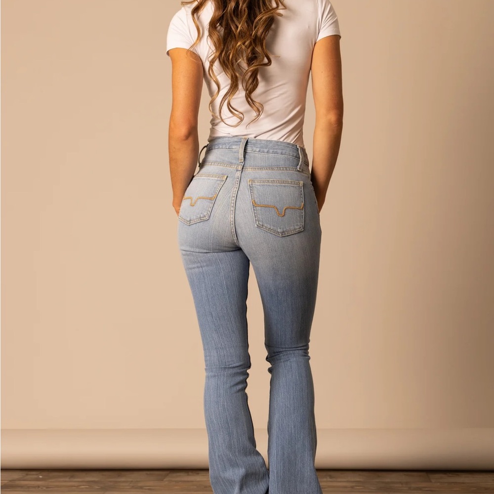 Kimes Ranch Blue Flare Wide Leg Denim